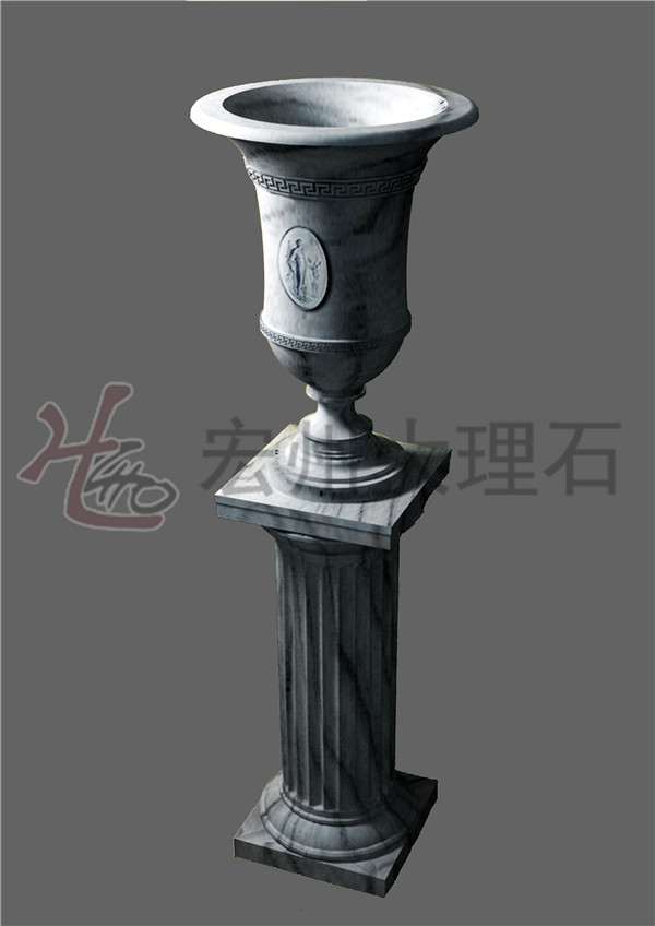 石雕花盆类